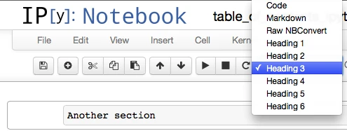 Ipython internal links ipython table header
