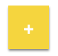 Figure 6.** *A new sample from class $$+$$ and the features $$\textbf{x} = \text{[yellow, square]}$$ that is to be classified using the training data in Figure 4