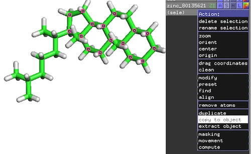 Openeye alignments overlays pymol copy substructure