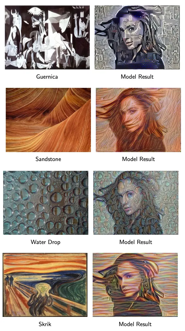 Student gallery 1 style transfer