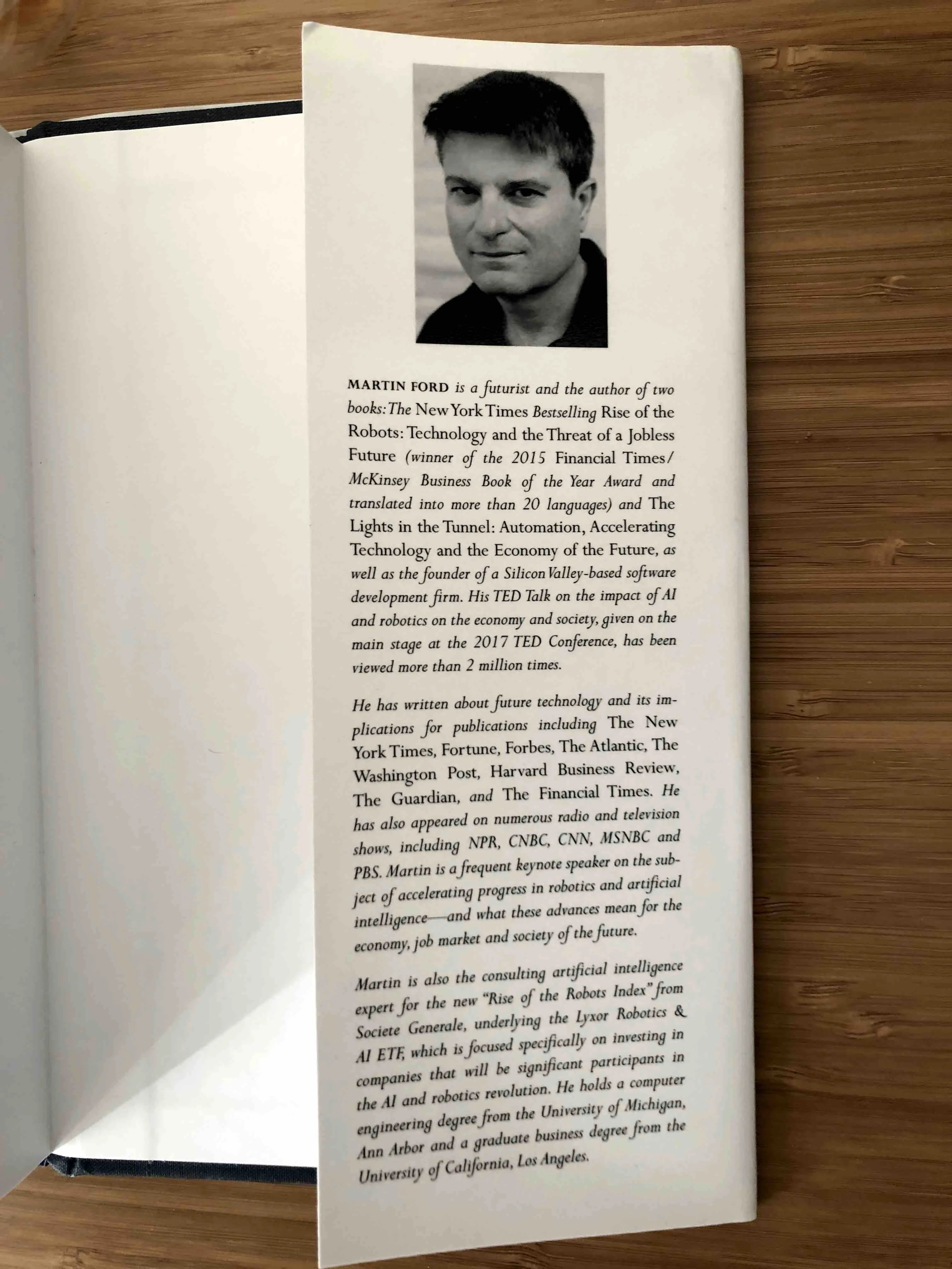 Book review 1 architects of intelligence martin ford