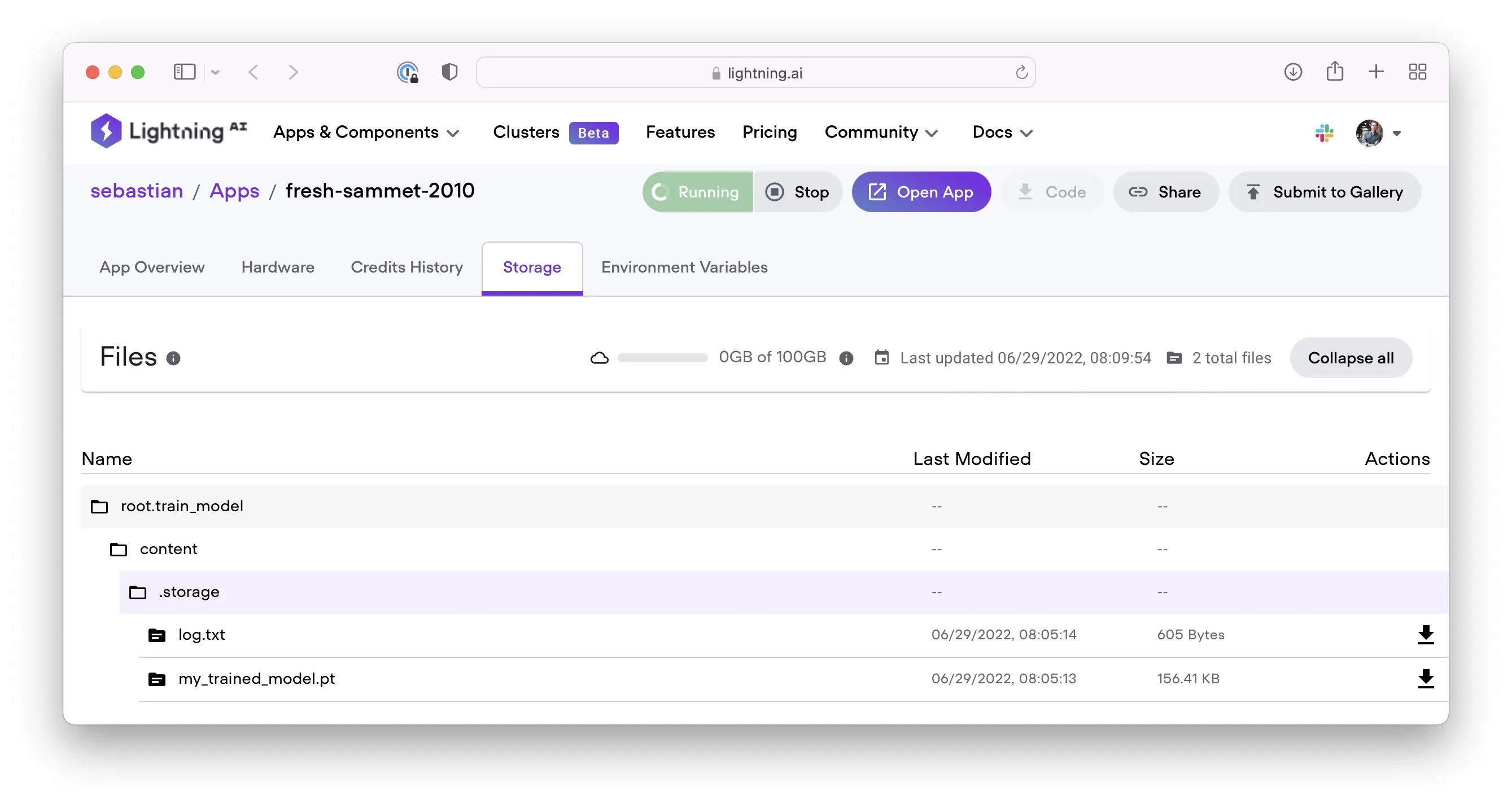 Lightning app srgan 2 download files