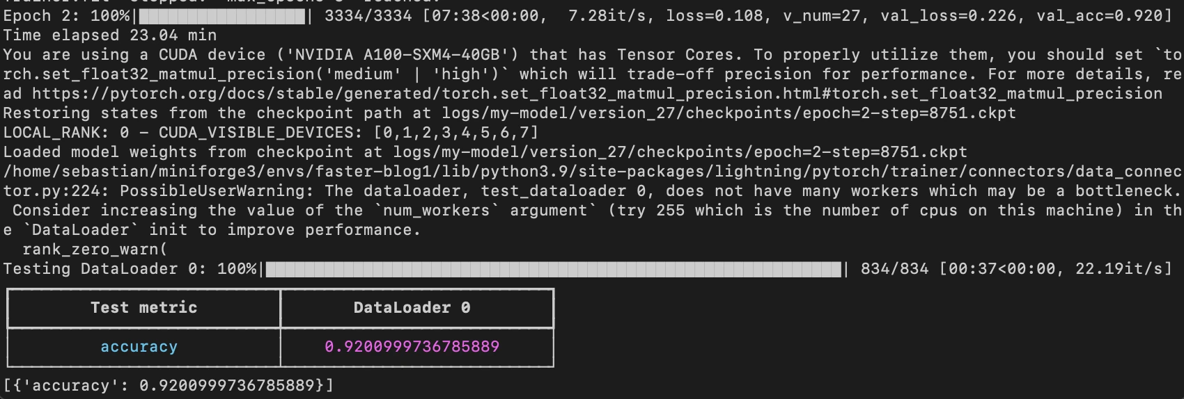 Pytorch faster 2 trainer