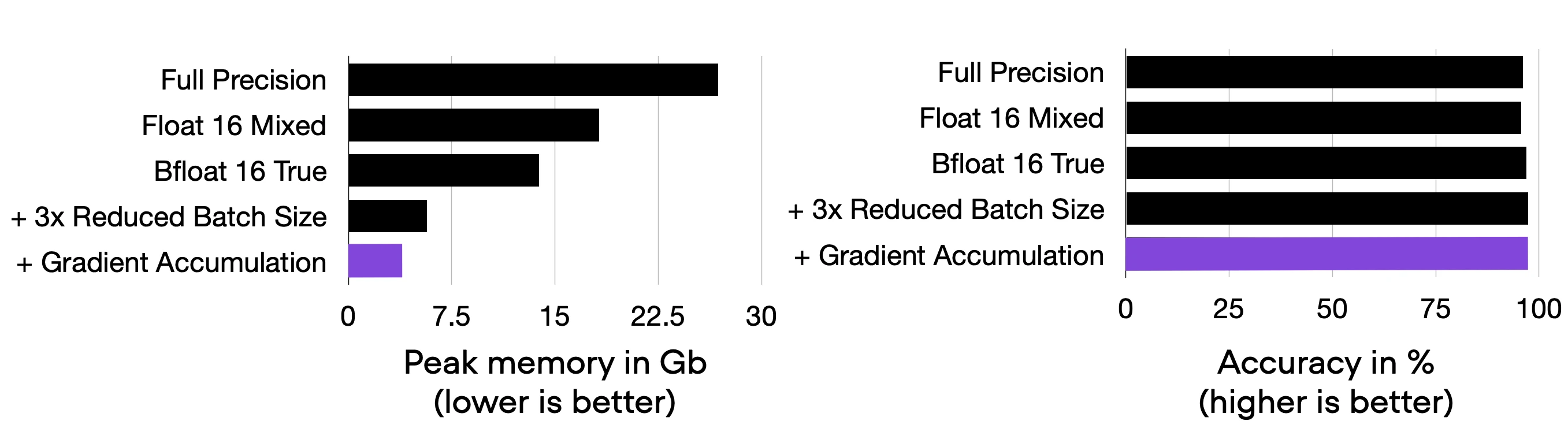 Pytorch memory optimization plot4 gradacc