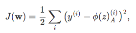 How do you derive the gradient descent rule for linear regression and Adaline? illustration