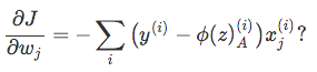 How do you derive the gradient descent rule for linear regression and Adaline? illustration