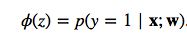 What is the probabilistic interpretation of regularized logistic regression? illustration
