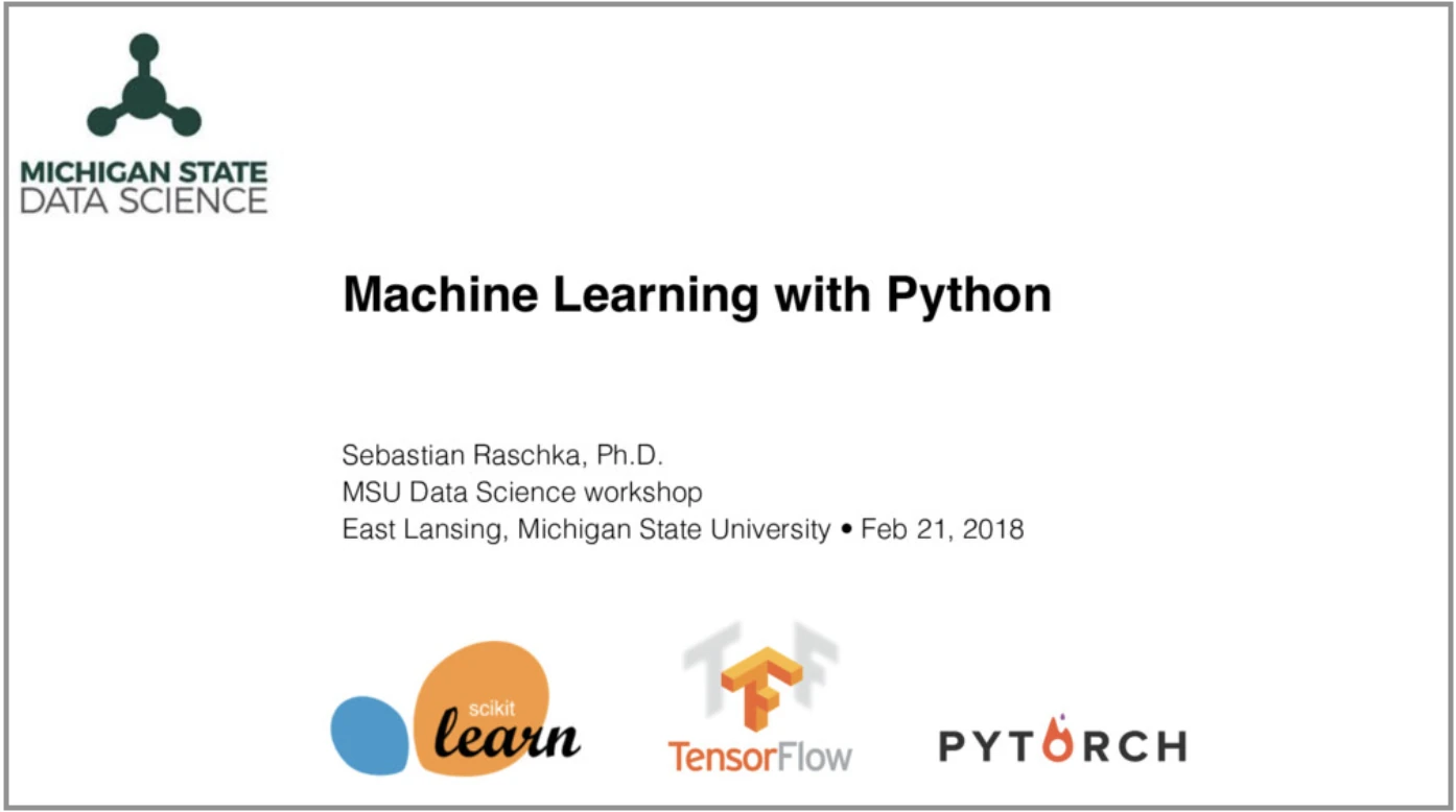 Machine Learning with Python